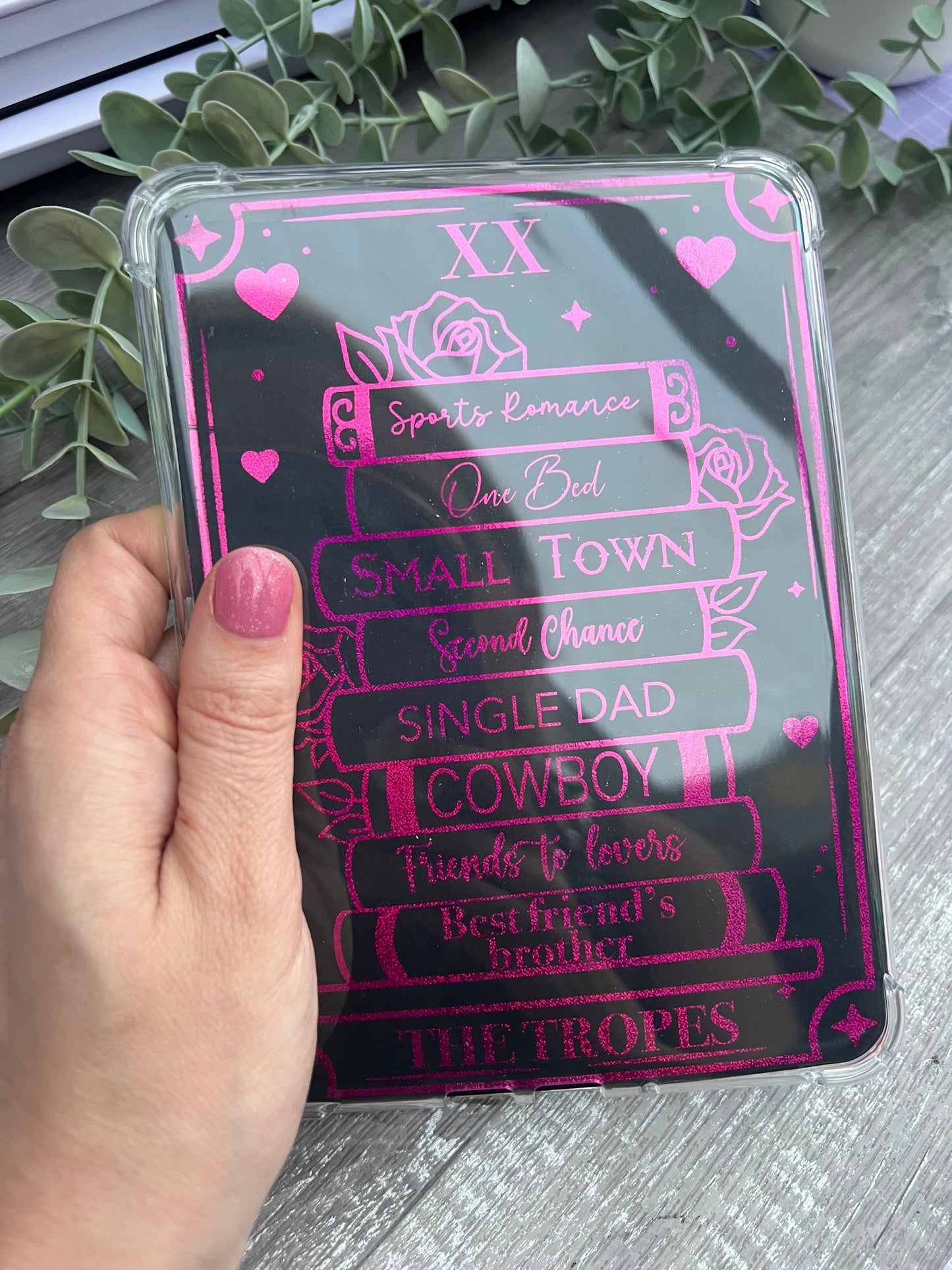 Personalised Foiled kindle case insert