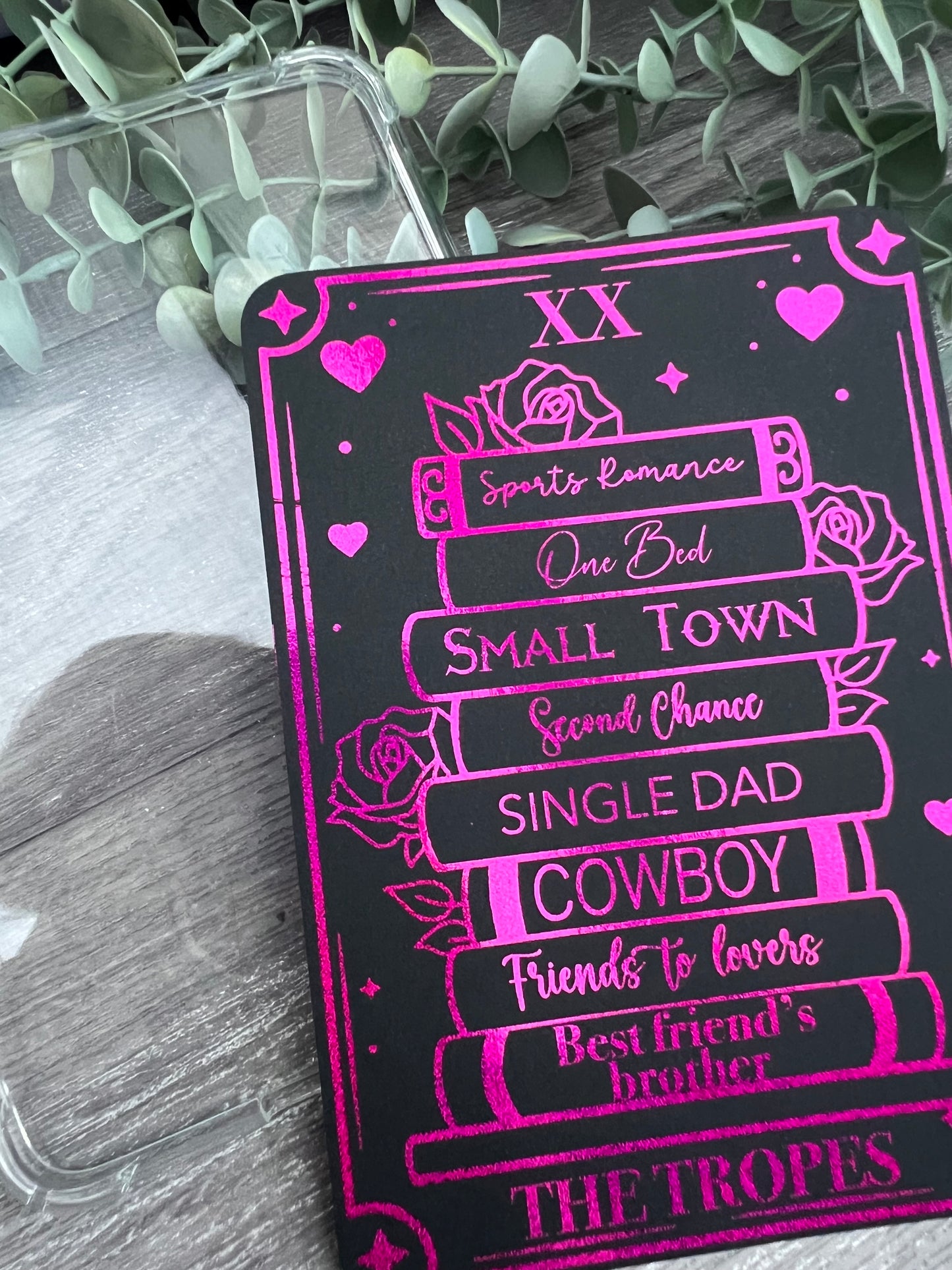 Personalised Foiled kindle case insert