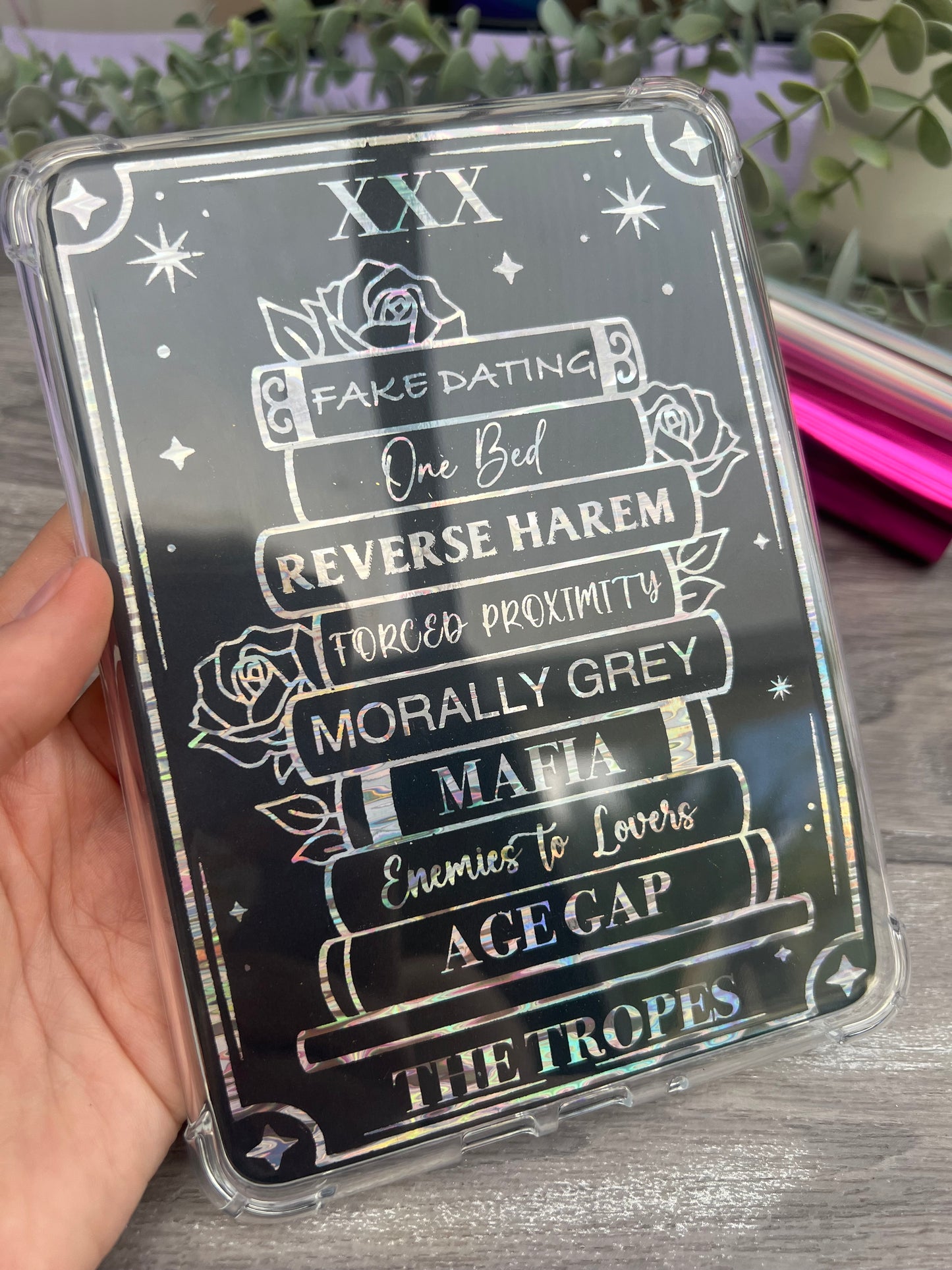 Personalised Foiled kindle case insert