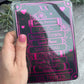 Personalised Foiled kindle case insert
