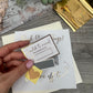Surprise holiday card- with Mini envelope & gift ticket