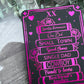 Personalised Foiled kindle case insert