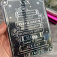 Personalised Foiled kindle case insert