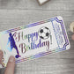Football Birthday Scratchcard