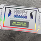 Personalised Easter scratch card